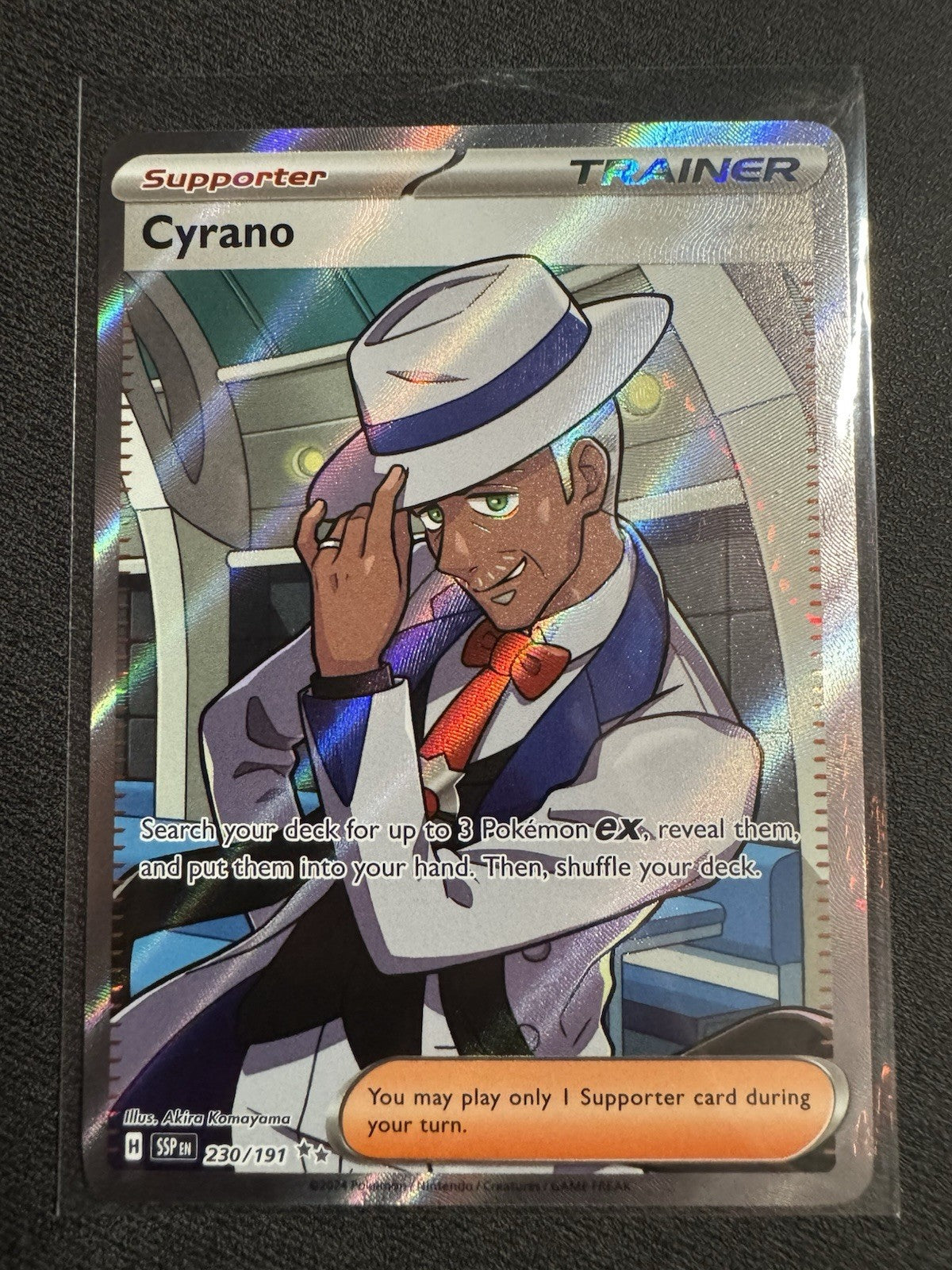 Pokémon TCG Cyrano 230/191 Surging Sparks Near Mint Ultra Rare Condition