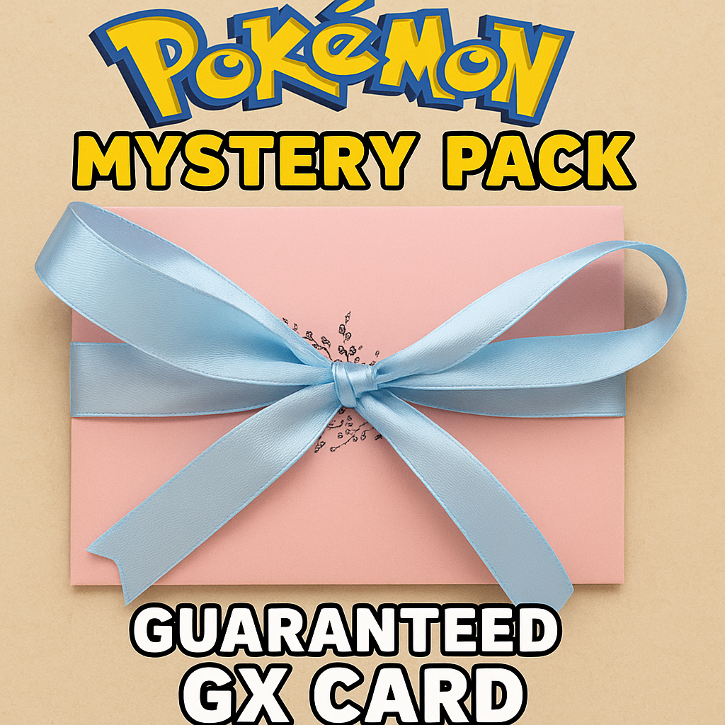 Pokemon English Mystery Pack Standard Tier - Includes GUARANTEED GX Or Better