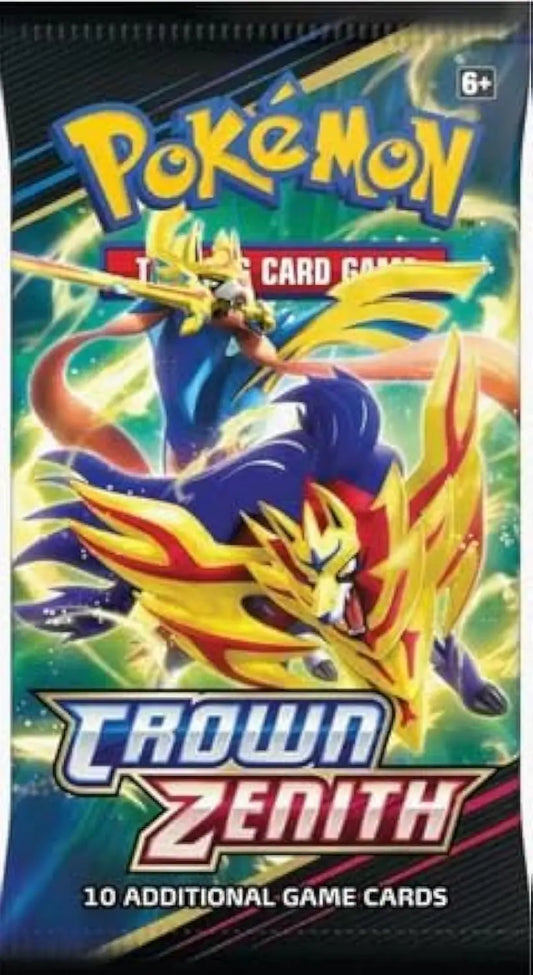 Pokemon TCG: Crown Zenith - Booster Pack (Single Booster Pack 10 Cards)