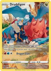 Druddigon TG09 Ultra Rare Full Art Card from Silver Tempest, Near Mint Condition